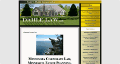 Desktop Screenshot of dahlelaw.com